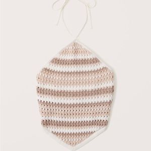 Abercrombie & Fitch Crochet Bandana Hem Tank